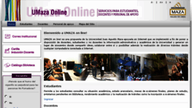 What Online.umaza.edu.ar website looked like in 2016 (8 years ago)