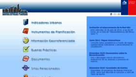 What Observatoriourbano.cl website looked like in 2016 (8 years ago)