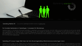 What Opleiding-starten.nl website looked like in 2016 (8 years ago)