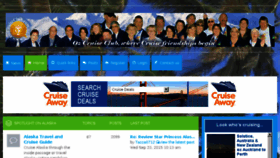 What Ozcruiseclub.com.au website looked like in 2016 (8 years ago)