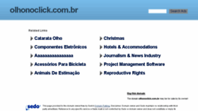 What Olhonoclick.com.br website looked like in 2016 (8 years ago)