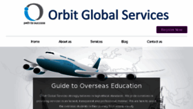 What Orbitglobalservices.com website looked like in 2016 (8 years ago)