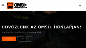 What Omsiplus.hu website looked like in 2016 (8 years ago)