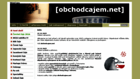 What Obchodcajem.net website looked like in 2016 (8 years ago)