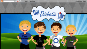 What Ourdiabeticlife.com website looked like in 2016 (8 years ago)