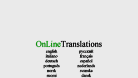 What Onlinetranslations.biz website looked like in 2016 (8 years ago)