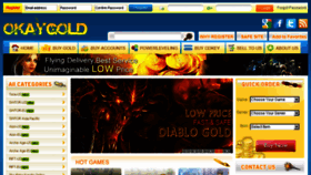 What Okaygold.com website looked like in 2016 (8 years ago)