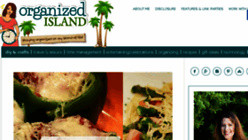 What Organizedisland.com website looked like in 2016 (8 years ago)