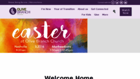 What Olivebranchchurch.org website looked like in 2016 (8 years ago)