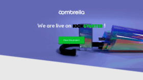 What Oombrella.me website looked like in 2016 (8 years ago)