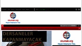 What Okumak.org website looked like in 2016 (8 years ago)