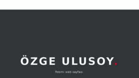 What Ozgeulusoy.com website looked like in 2016 (8 years ago)