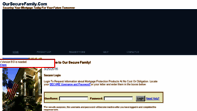What Oursecurefamily.com website looked like in 2016 (8 years ago)