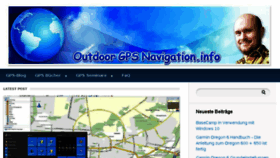 What Outdoorgpsnavigation.info website looked like in 2016 (8 years ago)