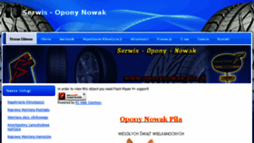 What Oponynowak.com.pl website looked like in 2016 (8 years ago)