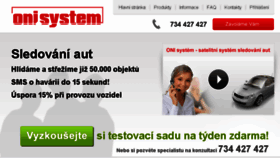 What Onisystem.cz website looked like in 2016 (8 years ago)