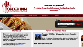 What Orderinn.com website looked like in 2016 (8 years ago)