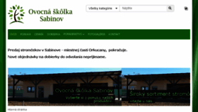 What Ovocnaskolkasabinov.sk website looked like in 2016 (8 years ago)