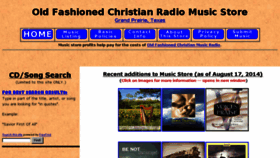 What Oldchristianmusic.com website looked like in 2016 (8 years ago)