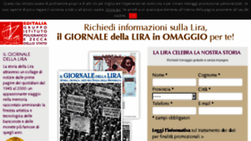 What Omaggio.storiadellalira.it website looked like in 2016 (8 years ago)
