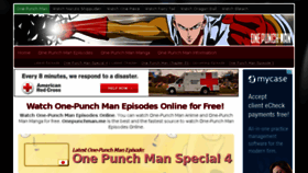 What Onepunchman.me website looked like in 2016 (8 years ago)