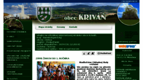 What Obeckrivan.sk website looked like in 2016 (8 years ago)
