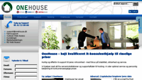 What Onehouse.dk website looked like in 2016 (8 years ago)