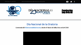 What Oratoriaeluniversal.mx website looked like in 2016 (8 years ago)