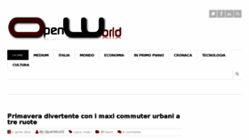 What Openworldblog.org website looked like in 2016 (8 years ago)