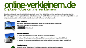 What Online-verkleinern.de website looked like in 2016 (8 years ago)