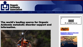 What Oaanews.org website looked like in 2016 (8 years ago)