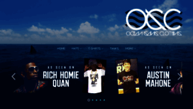 What Oceangangclothing.com website looked like in 2016 (8 years ago)