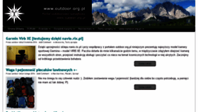 What Outdoor.org.pl website looked like in 2016 (8 years ago)