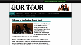 What Ourtour.co.uk website looked like in 2016 (8 years ago)
