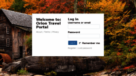 What Oriontraveltechnologies.com website looked like in 2016 (8 years ago)