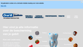 What Oralb.nl website looked like in 2016 (8 years ago)