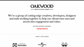 What Oakwood.se website looked like in 2016 (8 years ago)