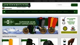 What Outdoorstunter.nl website looked like in 2016 (8 years ago)