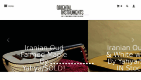 What Orientalinstruments.com website looked like in 2016 (8 years ago)