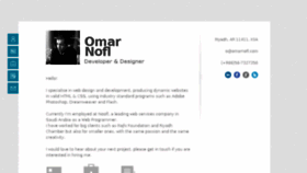 What Omarnofl.com website looked like in 2016 (8 years ago)
