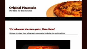 What Original-pizzastein.de website looked like in 2016 (8 years ago)