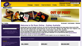 What Ozmusiconline.com.au website looked like in 2016 (8 years ago)