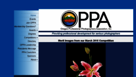 What Oregonppa.org website looked like in 2016 (8 years ago)