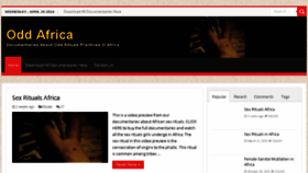 What Oddafrica.com website looked like in 2016 (8 years ago)