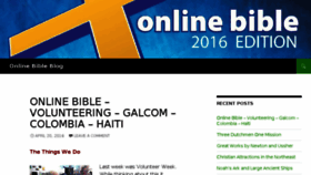 What Onlinebible.us website looked like in 2016 (8 years ago)