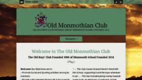 What Oldmonmothians.co.uk website looked like in 2016 (8 years ago)