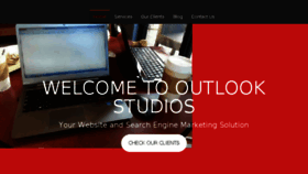 What Outlookstudios.com website looked like in 2016 (8 years ago)