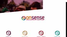 What Onsense.it website looked like in 2016 (8 years ago)