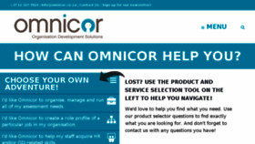What Omnicor.co.za website looked like in 2016 (8 years ago)