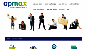 What Opmax.nl website looked like in 2016 (8 years ago)